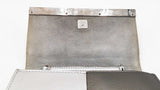 Fendi Mini Rush Bi-color Metallic Saffiano Leather Clutch Sd0526ozxdu