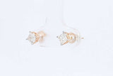 Approx. 0.8ctw Diamond Stud Earrings In 14k Yellow Gold 0.7 Grams Eb0824wxzsa