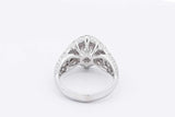 2.4cttw Diamond Ring In 14k White Gold 6.5 Grams Size 7 Eb1125lpxzsa