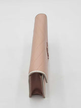 Yves Saint Laurent Grain De Poudre Chevron Envelope Chain Wallet Eb0726prxdu