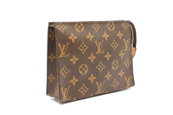 Louis Vuitton Monogram Coated Canvas Pochette Toilette Fw0525lrzdu