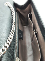 Gucci Miss Bamboo Studded Black Leather Crossbody Bag Eb0326ixzde