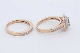 1.68cttw Diamond Wedding Set In 14k Yellow Gold 7.1 Grams Size 6 Eb0326ixzdu