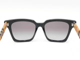 Burberry Maple House Check Square Frame Sunglasses Fw0925czdu