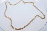 14k Yellow Gold Cuban Link Chain Necklace 26.7 Grams 22.5 Inch Eb0926oxxzde