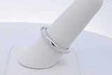 0.06ctw Diamond Ring In 14k White Gold 4.9 Grams Size 7.25 Eb0126ocrde