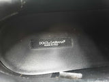 Dolce & Gabbana Black Gold Leather Heart Sneakers Size 11 Sd0126ozxdu