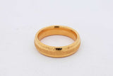24k Yellow Gold Wedding Band 13.4 Grams Size 9 Eb0726lixzsa