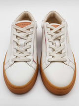 Tory Burch 75877 White Red Leather Gum Sole Court Shoes Size Us 7 Do0126pxde