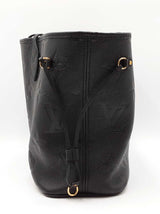 Louis Vuitton Neverfull Mm In Black Monogram Empreinte Leather Fw0726crxdu