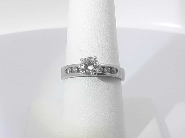 .68ctw 14k White Gold 3.7 Grams Ring Size 7.5 Sd0625izxsa