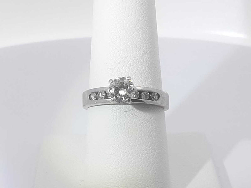.68ctw 14k White Gold 3.7 Grams Ring Size 7.5 Sd0625izxsa