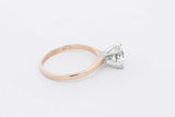 1.0ctw Diamond Solitaire Ring 14k Yellow Gold 2.2 Grams Size 6.25 Eb0226loxzsa