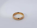 18k Yellow Gold 4.8 Grams Wedding Band Size 7 Aa0925ooxsa