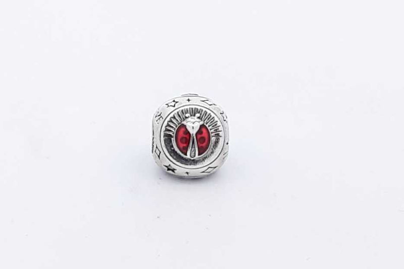 Pandora Sterling Silver Clover, Horseshoe & Ladybug Three Sided Charm Eb0225wsa