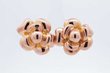 18k Gold Flower Stud Earrings 2.8 Grams Eb0826oorsa
