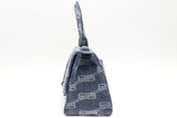Balenciaga Denim Hourglass Top Handle Bag Eb0126rxzsa