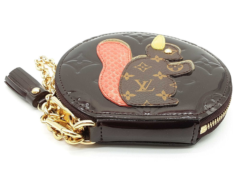 Louis Vuitton Animania Ecureuil Squirrel Monogram Vernis Pouch Do0325lxzde
