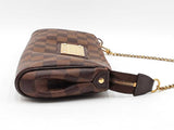 Louis Vuitton Eva Convertible Clutch In Damier Ebene Coated Canvas Fw1125wordu