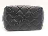 Chanel Quilted Lambskin Small Top Handle Black Shopping Bag Sd0825wzxzsa