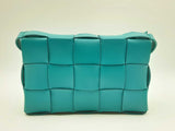 Bottega Veneta Teal Leather Cassette Crossbody Bag Eb0624ixzdu