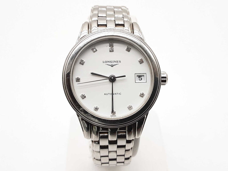 Longines L4.274.4 Flagship 26 White Dial Steel Automatic Watch Do0524rxzde