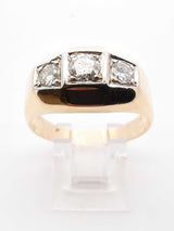 1.0 Cttw Diamond & 14k Yellow Gold Ring 9.3 Grams Size 12.5 Fw0325loxzsa