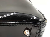 Christian Dior Lady Dior In Black Patent Cannage Leather Fw00825lzxzdu