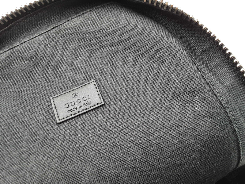 Gucci Gg Supreme Monogram Black Sling Backpack Sd0725wzxde