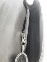 Yves Saint Laurent Quilted Chevron Sheepskin College Top Handle Bag Eb0526eixsa