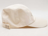 Hermes Davis Emile White Hat Size Medium Aa1125wrzsa