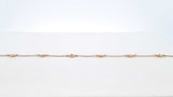 Tiffany & Co. Diamonds By The Yard 18k Gold Bracelet 1.4g 6.5 Inch Fw0226wzxdu