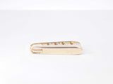 1.0 Cttw Diamond & 14k Yellow Gold Five-stone Journey Pendant 5.1 Grams Fw0726szxdu