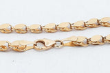 18k Yellow Gold Mirror Link Chain Necklace 9.6 Grams 22 Inch Eb0826crxsa
