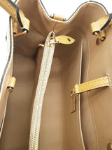 Louis Vuitton Beige Monogram Vernis Montaigne Satchel Top Handle Bag Eb1025crxde