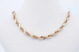 10k Yellow Gold Rope Chain Necklace 21.4 Grams 26.5 Inch Eb0626lxrxde