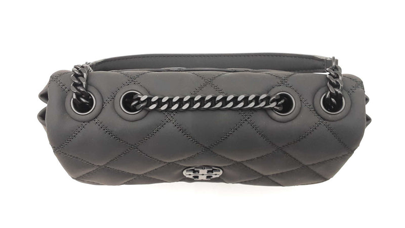 Tory Burch Willa Shoulder Bag In Matte Black Fw0925szdu