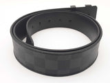 Louis Vuitton Initials Damier Graphite Reversible Belt Size 105/42 Do0625lcrde