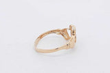 14k Yellow Gold Claddagh Ring 1.6 Grams Size 6 Eb0826lorsa