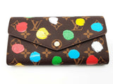 Louis Vuitton X Yayoi Kusama Monogram Multicolor Sarah Wallet Do0626rxzde