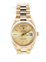 Rolex President 36mm Day Date 18k Yellow Gold Watch Sd0325crzxsa