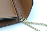 Christian Louboutin Loubi54 Brown Leather Crossbody Clutch Eb1026wrxsa