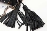 Gucci Miss Bamboo Studded Black Leather Crossbody Bag Eb0326ixzde