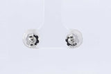 2.02ctw Lab Grown Diamond Stud Earrings In 14k White Gold 1 Gram Eb0225wordu
