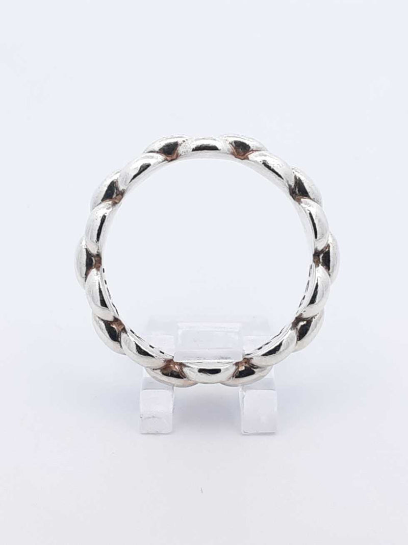 King Baby Sterling Silver Infinity Link Ring 9.6 Grams Size 12.75 Fw0425pzdu