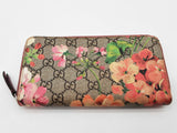 Gucci 404071 Gg Pink Blooms Supreme Zippy Continental Wallet Do0926lorde
