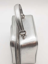 Gucci Blondie Metallic Silver Leather Top Handle Bag Eb1225llxzde