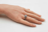 Neil Lane 1.70 Cttw Diamond & 14k White Gold Ring 4.7 Grams Size 8 Fw0425lrzxdu