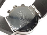 Movado 42 Sapphire Synergy Chronograph Black Dial Steel Quartz Watch Do0725wxzde