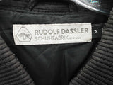 Puma Rudolf Dassler Schuhfabrik Black Leather Sport Jacket Size M Do0126lwxde